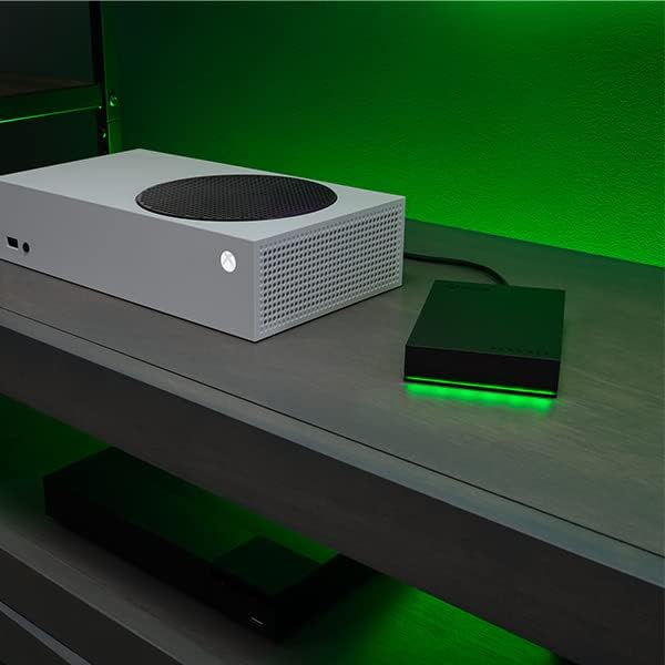 Xbox Game Drive 5TB Storage Capacity LED Light Bar Compatible with Xbox Series X|S and Xbox One
