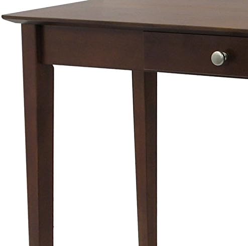 Winsome Rochester Console Table with Drawer, for Living Room, Hallway, Bedroom, 29", Antique Walnut