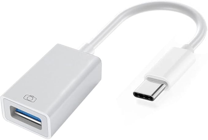 NFHK Type C USB-C to Standard Type-A USB3.0 Female Adapter Compatible with MacBook Laptop Tablet Phone