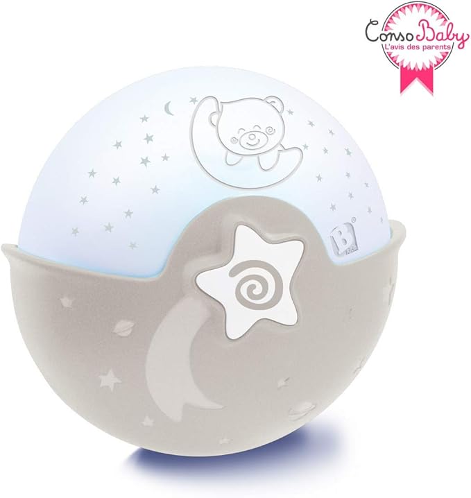 Infantino B Kids 004909 Projector Lamp, White/Grey