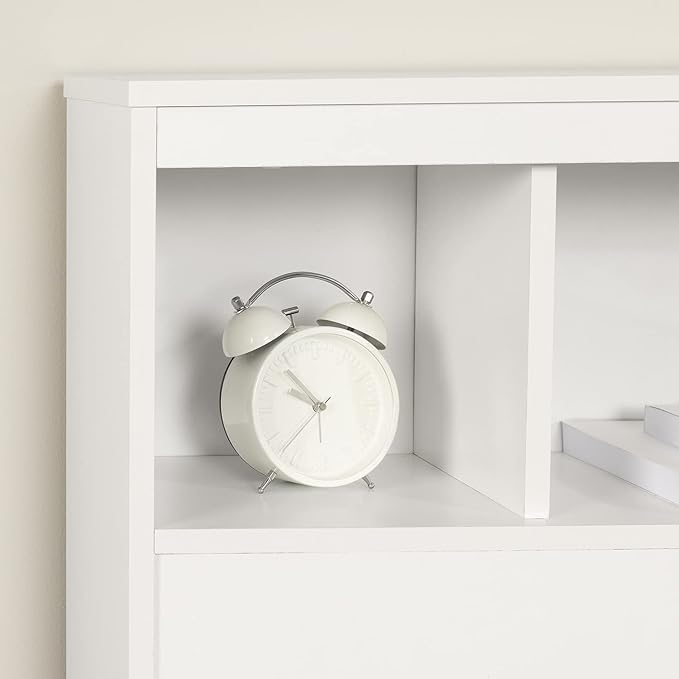 South Shore Spark Bookcase Headboard, Twin, Pure White