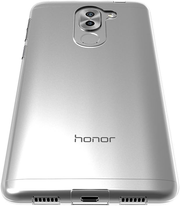 MaiJin Soft TPU Rubber Gel Bumper Case for Huawei Mate 9 Lite/Honor 6X / Huawei GR5 2017 (5.5 inch) Transparent Back