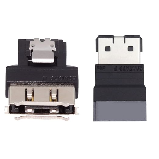 chenyang SATA to eSATA & eSATA to SATA Converter Extender Adapter for SSD Disk 2Pcs/Set