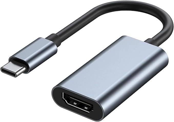 USB C to HDMI Adapter USB Type-C to HDMI Adapter Thunderbolt 3/4 HDMI Adapter for Laptop MacBook Pro/Air, Galaxy/Monitor, iPhone15 Pro max, Dell XPS, Thinkpad, Surface, Ipad Pro