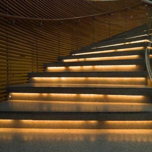 XINKAITE Led Strip Lights Warm White - 16.4ft Led Tape Light 12 V DC SMD 3528 Waterproof Flexible LED Light Strips for Boat, Home, Club, Bar and Outdoor Decoration(Power Adapter Not Included)