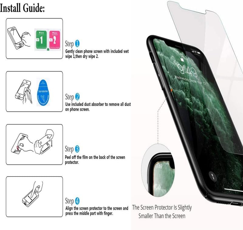 Phone Case for BLU View 5 B160V (6.56") with 1X Tempered Glass Screen Protector, Ultra-thin Soft Silicone Skin, Flowers
