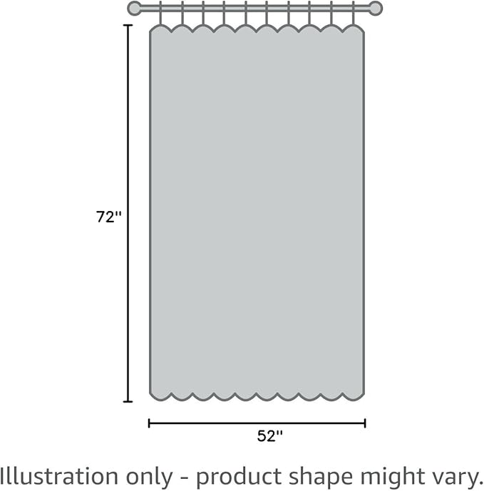 RYB HOME Sheer Curtains for Bedroom - Linen Textured Semi Sheer Window Backdrop Curtains Light Filtering Privacy Drapes for Office Dining Bathroom, Stone Blue, W 52 x L 72 inch, 2 Panels