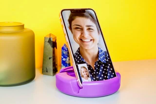 GoDonut Phone Stand Original - Cell Phone Holder + Tablet Stand Desk Organizer, Compatible with iPhone 16 15 14 Pro