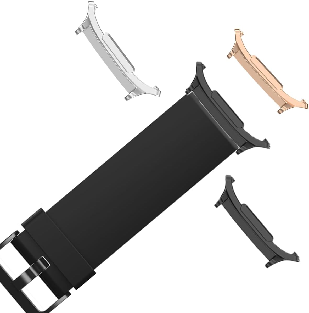 Galaxy Watch Ultra 47mm LTE Adapter, 22mm Stainless Steel Connector Kit for Replacement Strap Hardware Lugs