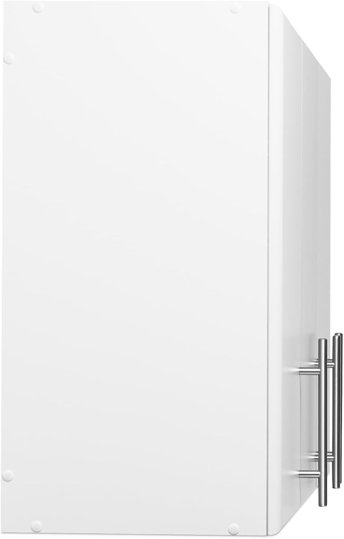 Prepac Elite 54" Wall Cabinet, White Storage Cabinet with 2 Adjustable Shelves, Storage for Pantry, Kitchen and Bathroom 12" D x 54" W x 24" H