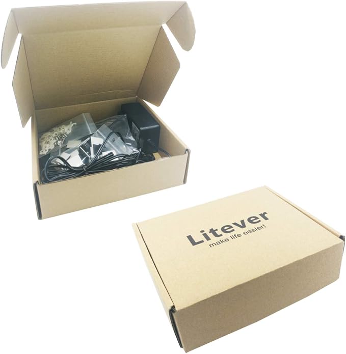 Litever Under Cabinet Light, 6 PCS 20 Inches Flexible LED Strips with Power Adapter, 24W,1800 Lumen, Daylight 5000K. Suitable for Kitchen Cabinets, Counters, Under Shelf, Closets (6-Strip-5000K)