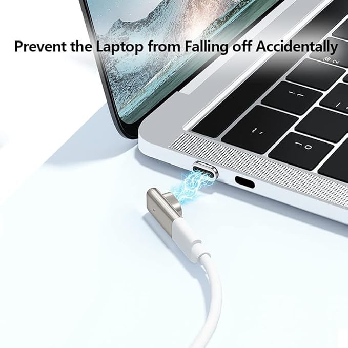 USB C Magnetic Adapter Right Angle 24 pin 2 Pack PD 100W Fast Charging 20Gbs Data Transfer USB3.1 Champagne Gold