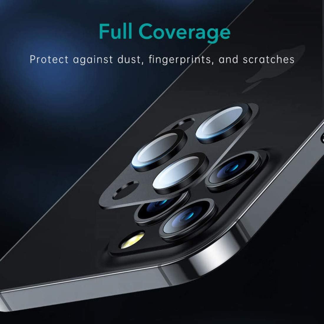 SaharaCase ZeroDamage Tempered FlexiGlass HD Camera Lens Screen Protector, 2-Pack for iPhone 12 Pro 6.7”, Anti-Scratch