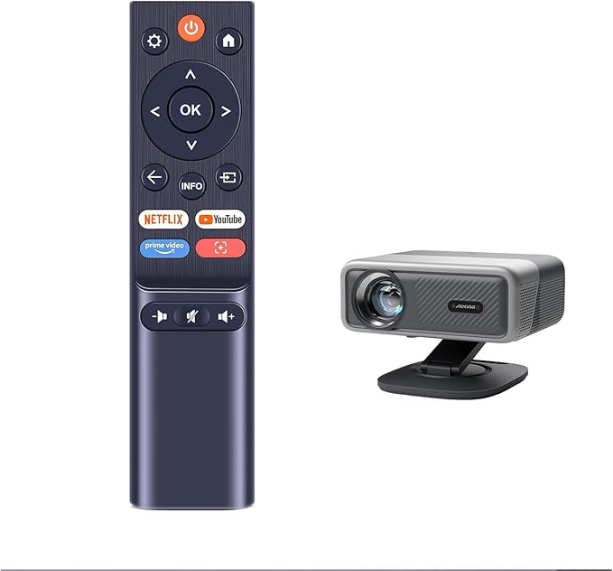 Remote Control Compatible for AuKing H10 Smart Projector