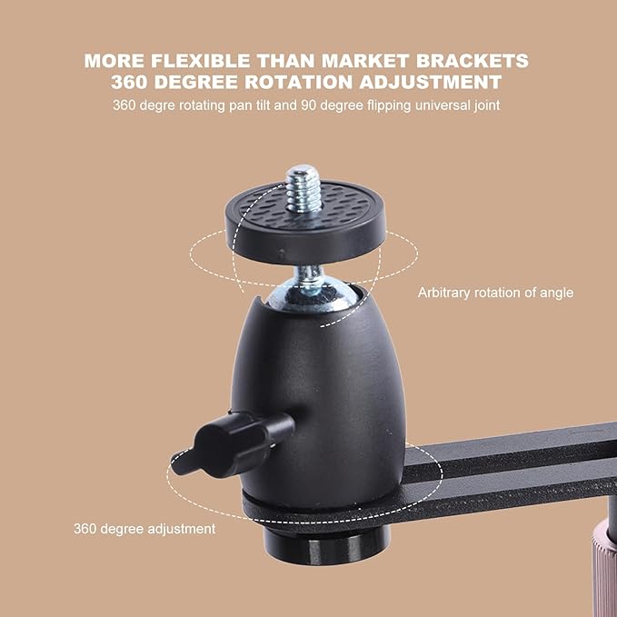 Sanpyl Projector Stand, Height Adjustable 110cm to160cm Projector Floor Stand for with 1/4 Screw Interface Projector, Telescopic Projector Bracket Projector Mount for Home Office
