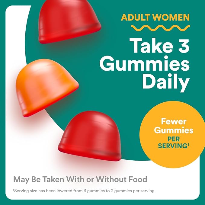 SmartyPants Prenatal Multivitamin Gummies - Improved Formula: Omega 3 (DHA/EPA), Methylfolate, Biotin, Vitamin D3, C, Vitamin B12, B6, Vitamin A, K & Zinc, Gluten Free, 120 Count (40 Day Supply)