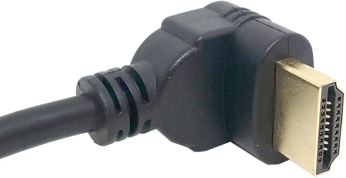 chenyang HDMI Extension Cable,HDMI 1.4 Male to Female 90 Degree UP Angled Extension Cable 0.5m