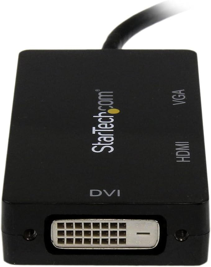 StarTech.com 3 in 1 Mini DisplayPort Adapter - 1080p - Mini DP / Thunderbolt to HDMI / VGA / DVI Splitter for Your Monitor (MDP2VGDVHD)
