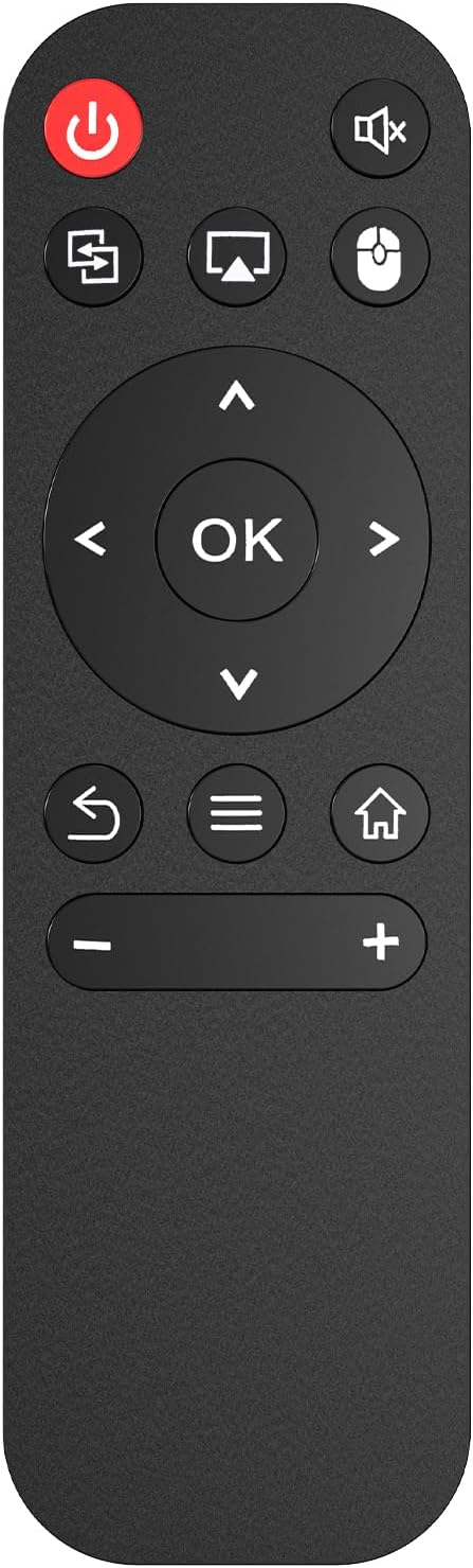 Replacement Remote Control for Mini Projector, Compatible with Chicdaze HY300Ultra Portable Projector
