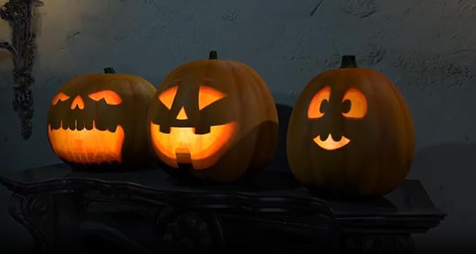AtmosFearFX Jack-O-Lantern Jamboree Halloween DVD and Reaper Brothers High Resolution Window Projection Screen