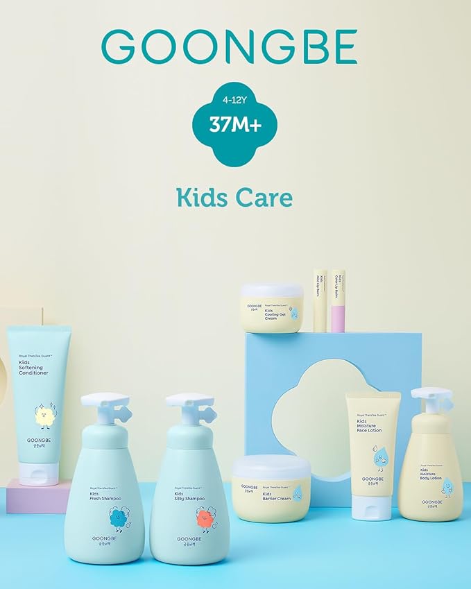 Kids' Mild Body Wash - Korean Kids Body Cleanser - Hydrating & Refreshing Low pH Soft Bubble Foaming with Panthenol and Amino Acids - Allergen Free Scent, 10.1 fl.oz.