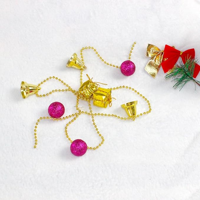 4 Pack Ceiling Fan Pull Chain Extender,Each Chain Length 39-inch(1 Meter) with 16 Connectors,Standard 3 mm Diameter Beaded Ball, Fit for Ceiling Fans and Light Fixtures Factory Pull,Golden
