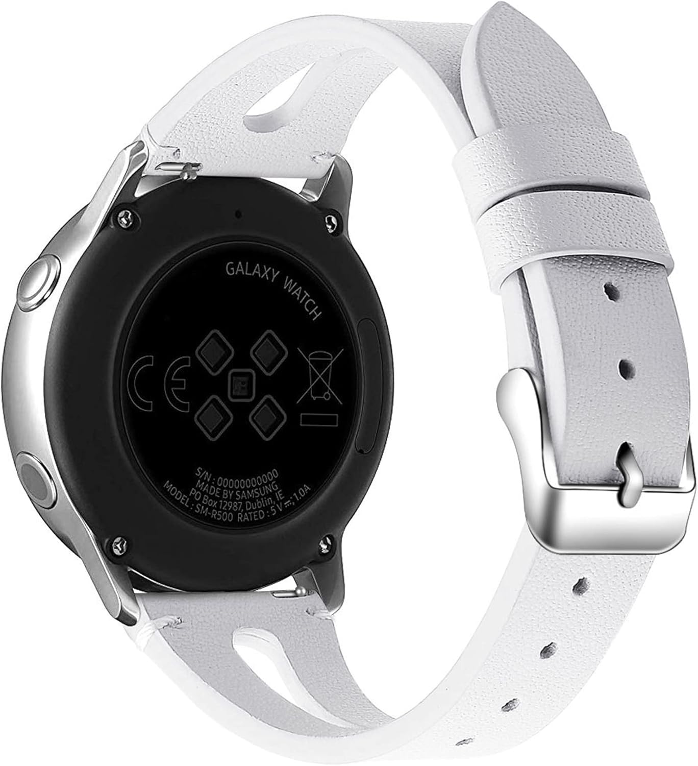 Lamshaw 22mm Slim Vintage Leather Strap for Faweio Smartwatch Bands, Compatible with IDW13/IDW16/IDW17/IDW19/IDW21/IDW26