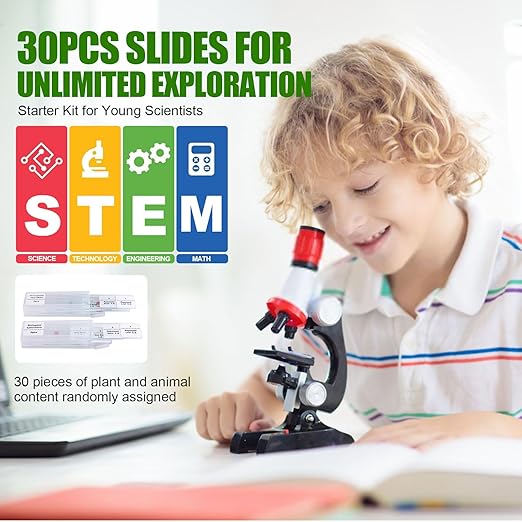 120 Microscope Slides with Specimens, Plant, Insect, Animal, Algae Slide Set for Biological Science Laboratory Basic Biological Science Education