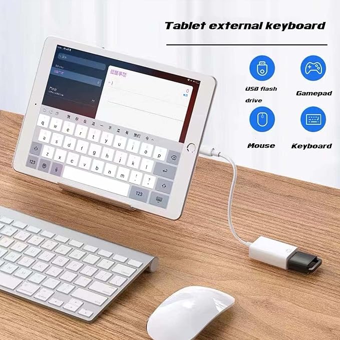 USB C to USB 3.1 Adapter,High-Speed USB C Male to USB Female Adapter, USB Type-C OTG Adapter Thunderbolt 3 Compatible with MacBook Pro/Air, iPad Pro 2021, XPS 15/13, and More