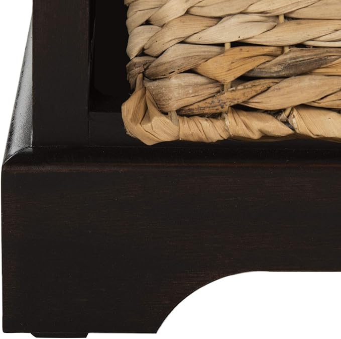 SAFAVIEH American Homes Collection Herman Brown Wicker Basket Storage Unit