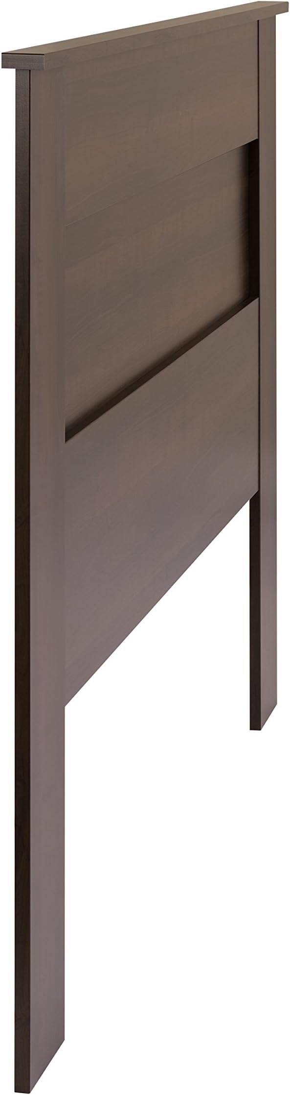 Prepac Stylish Flat Wood Panel Headboard for Queen Size Beds, Simplistic Wooden Queen Headboard 2.25" D x 64.5" W x 48" H, Espresso, EHFQ-1301-1