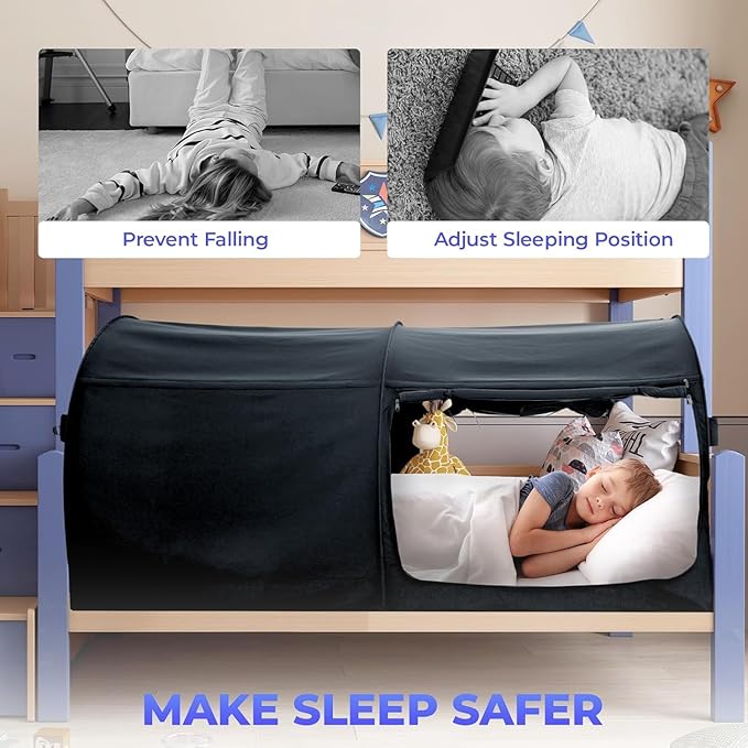 Alvantor Bed Tent Queen Blackout Sleeping Tent Bed for Adults Queen Size Beds Canopy Pop Up Indoor Tents Portable Dream Privacy Tents for Beds (Mattress Not Included)