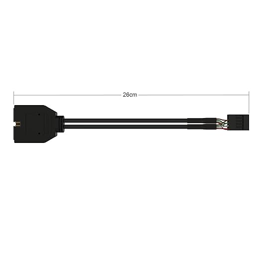 LINKUP USB 2.0 to USB 3.0/3.1 Upgrade Adapter, Noise Reduction, Shielded, 26 cm, Backed by 1-Year Warranty