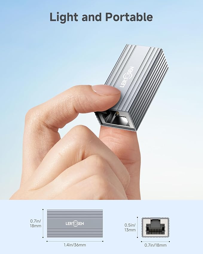 2 Pack Ethernet Extender 10Gbps, RJ45 Coupler Adapter for Cat8 Cat7 Cat6 Cat5 Cable, 328ft Long Distance Connection, Female to Female Connector,Aluminum Alloy Shell