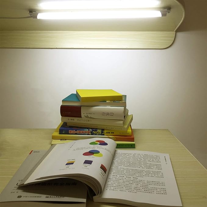 110V Under Cabinet Lights,17inch LED Under Counter Lighting with 6foot Plug Cable,Reading Desk Lamp for Kitchen/Shelf (Naturally White 4000K)