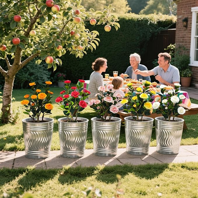 2Pack Artificial Camellia Tree, 2FT Faux Camellia Plant in Pot with Orange Flowers for Spring Home Front Door Outdoor Indoor Decoration,Orange