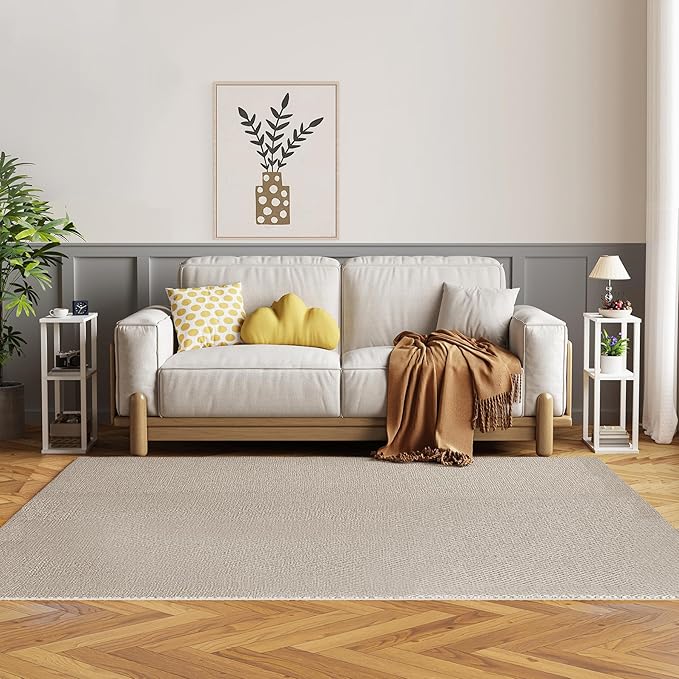 TUTOTAK Small Side Table, Narrow End Table, Bedside Table, Couch Side Table with Wheels for Living Room or Bedroom, White TB01BW061