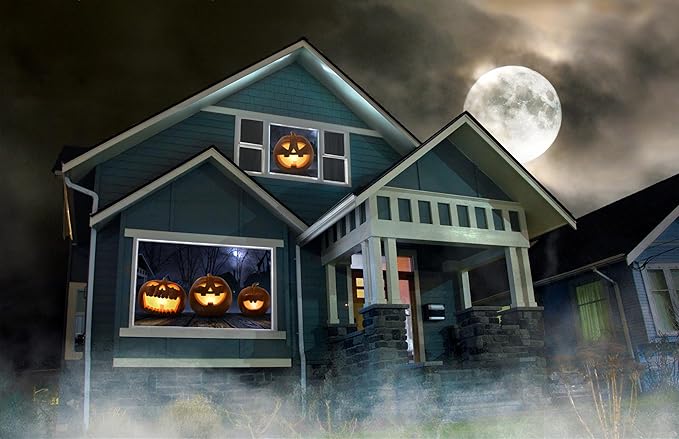 36" x 80" Gray Door Holographic Rear Projection Screen with Mounting Hardware for Projecting Halloween Videos