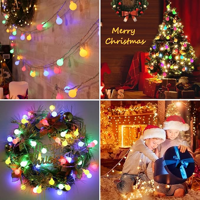OMIKA 24 Colors Indoor String Lights with Remote, 16.5ft 50LED String Lights Bedroom USB Plug in, Color Changing Christmas Lights Hanging for Dorm Classroom Tapestry Party Garden Patio Wall Xmas Décor