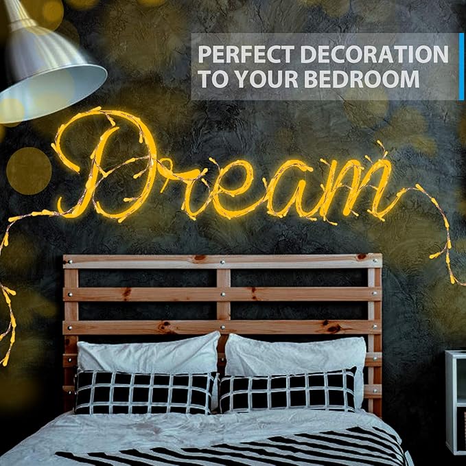 USB LED Fairy String Light, 1 Pack Copper Wire Fairy Lights for Indoor, Bedroom Festival Christmas Wedding Party Patio Decorative Window with USB Interface (16ft./5M,Warm White)
