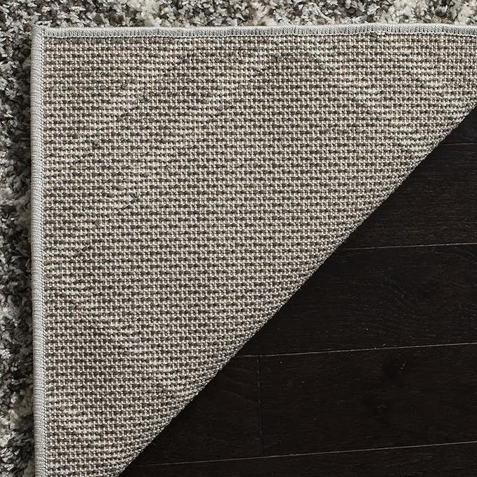SAFAVIEH Arizona Shag Collection Area Rug - 10' x 14', Brown & Ivory, Moroccan Design, Non-Shedding & Easy Care, 1.6-inch Thick Ideal for High Traffic Areas in Living Room, Bedroom (ASG741B)