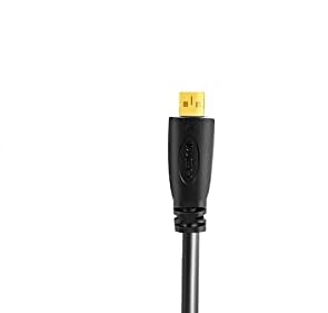 Twozoh Micro HDMI to DVI Cable 3.3FT, Micro HDMI 1.4 to DVI 24+1 Pin Male to Male Cable Support 1080P Full HD