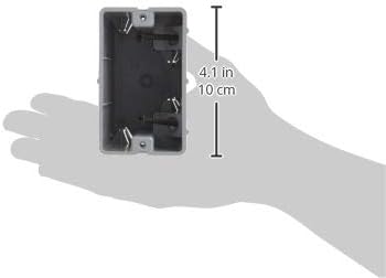 Southwire Southwire MSB1G One Gang Device Box with Depth Adjustable; Heavy Duty 42lb; Gray