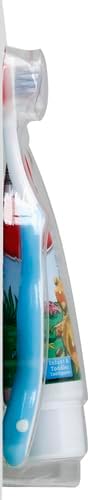Colgate Baby Training Toothpaste and Toothbrush Kit, Mild Fruit Flavor Set for Ages 3-24 Months (Pack of 2)