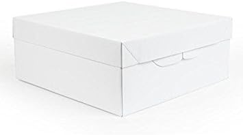 PME Square Cake Box, 15-Inch, White