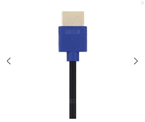 1m Khadas HDMI Cable with Specifically Designed SBCs with Extra-Small Connector-Head