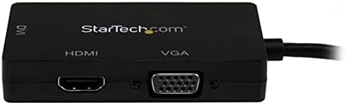 StarTech.com 3 in 1 Mini DisplayPort Adapter - 1080p - Mini DP / Thunderbolt to HDMI / VGA / DVI Splitter for Your Monitor (MDP2VGDVHD)