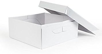 PME Square Cake Box, 15-Inch, White