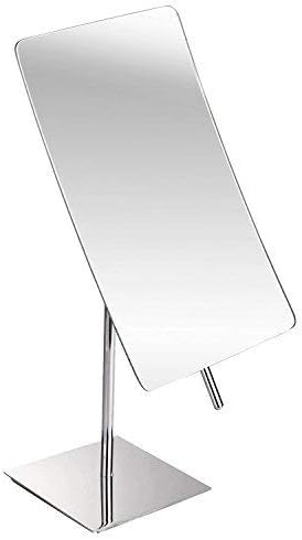 Mirror Image 82243 Minimalist Rectangular Vanity Mirror, 3X Magnification, Chrome