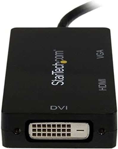 StarTech.com 3 in 1 Mini DisplayPort Adapter - 1080p - Mini DP / Thunderbolt to HDMI / VGA / DVI Splitter for Your Monitor (MDP2VGDVHD)